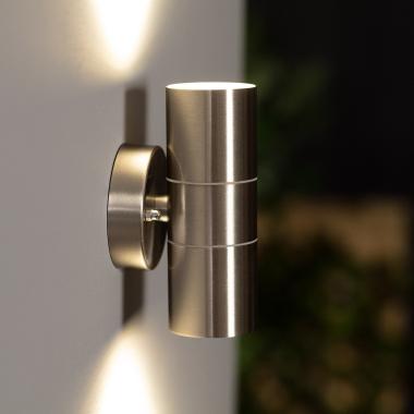 Image of Edit Satin Outdoor Up & Down Wall Light