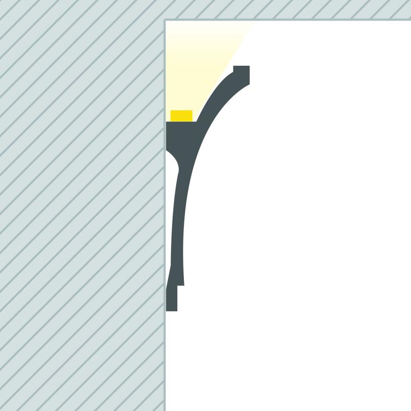 Image of Lighting Coving for LED Strip Flame