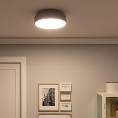 Image of Wingu 15W Selectable LED Round Flush Ceiling Light
