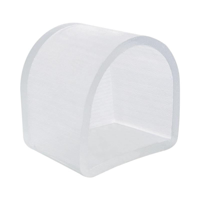 Image of End Cap for 220V AC 60LED/m 7.5 W/m Monochrome Semicircular 180º LED Neon Strip Custom Cut every 100cm IP67