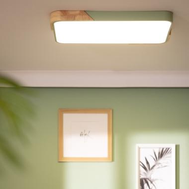 Image of Edit Dari Rectangular 30W Selectable LED Flush Ceiling Light