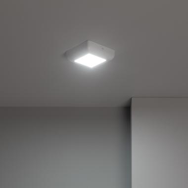 Image of 6W Square LED Flush Ceiling Light 122x122 mm