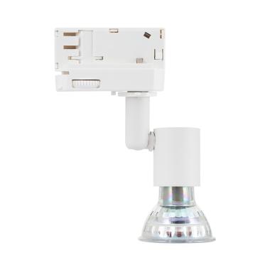 Image of Three Circuit Track Light Spotlight GU10 Lampholder