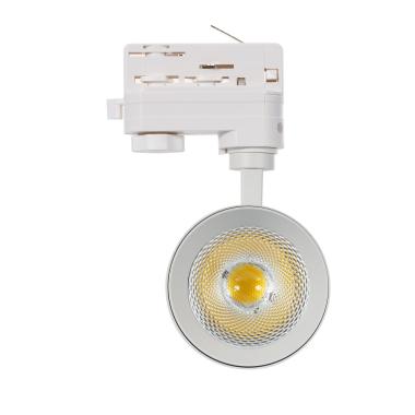 Image of Three Circuit 30W Colour Selectable CCT Dimmable LED Track Light New Mallet