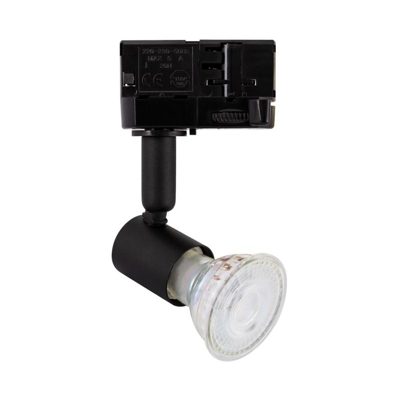 Image of Three Circuit Track Light Spotlight GU10 Lampholder