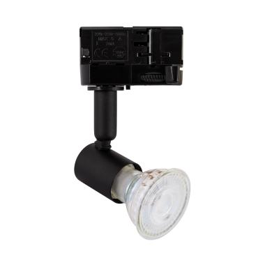 Image of Three Circuit Track Light Spotlight GU10 Lampholder