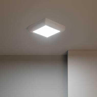 Image of 12W Square LED Flush Ceiling Light 178x178 mm