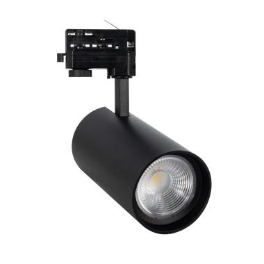 Image of Three Circuit 30W Colour Selectable CCT LED Track Light New d'Angelo Concave Optic 15º LIFUD