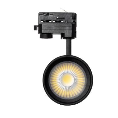 Image of Three Circuit 30W Colour Selectable CCT LED Track Light New d'Angelo Concave Optic 15º LIFUD