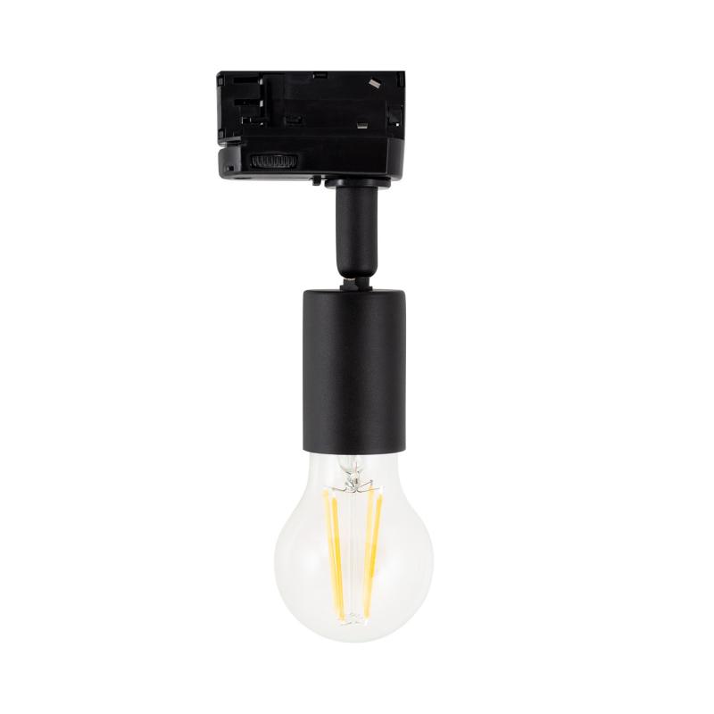 Image of Three Circuit Track Light Spotlight E27 Lampholder