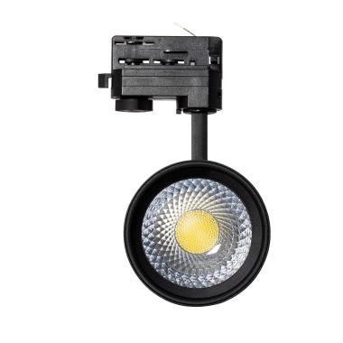 Image of Three Circuit 30W Colour Selectable CCT LED Track Light New d'Angelo Concave Optic 15º LIFUD