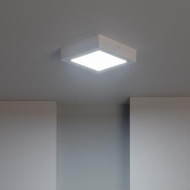 Image of 12W Square 5000K LED Flush Ceiling Light 170x170 mm