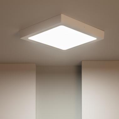 Image of 24W Square 5000K LED Flush Ceiling Light 300x300 mm