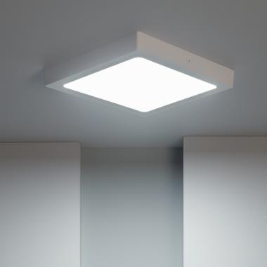 Image of 24W Square 5000K LED Flush Ceiling Light 300x300 mm