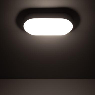 Image of Hublot Oval 25W LED Outdoor Flush Ceiling Light