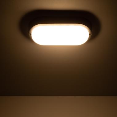 Image of Hublot Oval 25W LED Outdoor Flush Ceiling Light