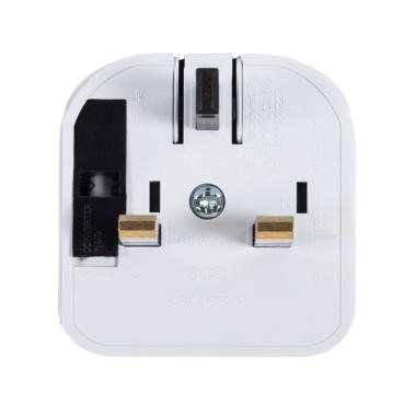 Image of Europe Wide Head Plug to UK Plug Adaptor