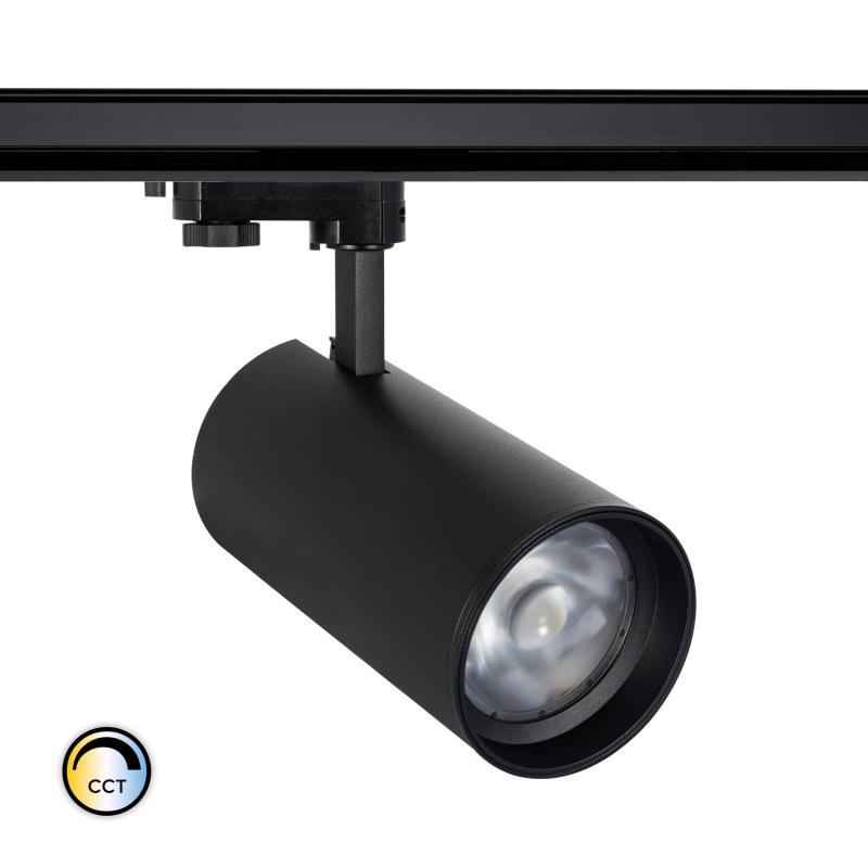 Image of Three Circuit 30W Colour Selectable CCT LED Track Light New d'Angelo Concave Optic 15º LIFUD