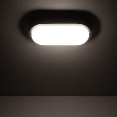 Image of Hublot Oval 25W LED Outdoor Flush Ceiling Light