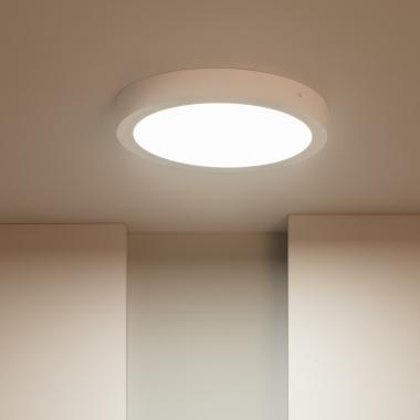 Image of 24W Round 5000K LED Flush Ceiling Light D300 mm