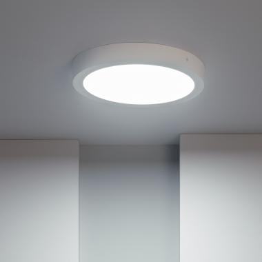 Image of 24W Round 5000K LED Flush Ceiling Light D300 mm