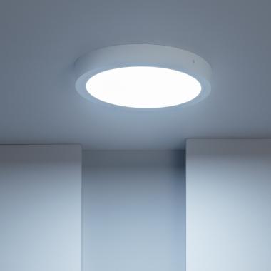 Image of 24W Round 5000K LED Flush Ceiling Light D300 mm
