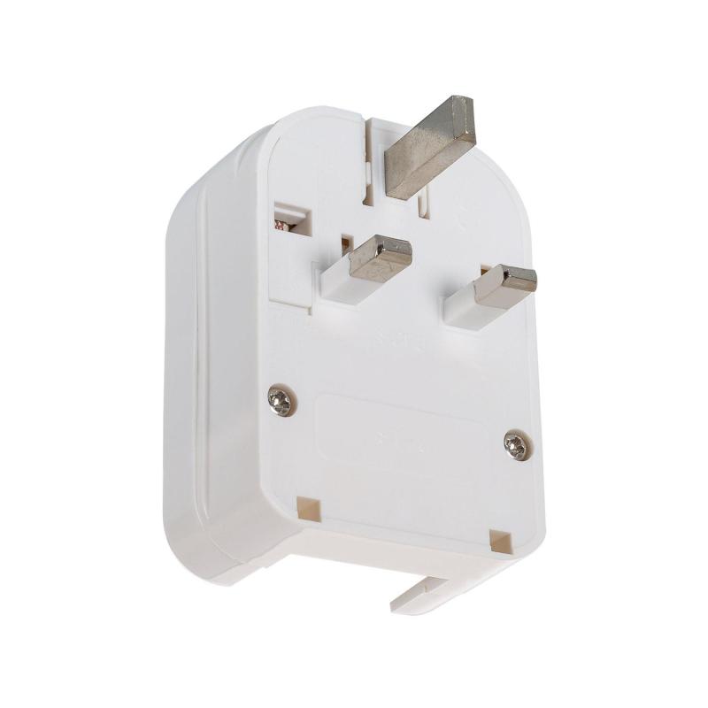 Image of Europe Wide Head Plug Low cord to UK Plug Adaptor