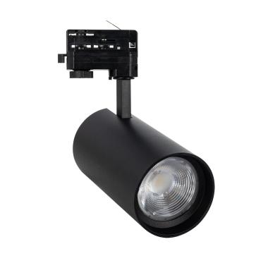Image of Three Circuit 30W Colour Selectable CCT LED Track Light New d'Angelo Concave Optic 15º LIFUD