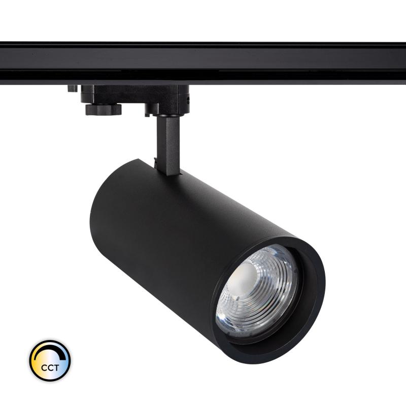 Image of Three Circuit 30W Colour Selectable CCT LED Track Light New d'Angelo Concave Optic 15º LIFUD