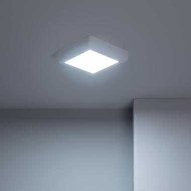 Image of 12W Square LED Flush Ceiling Light 178x178 mm