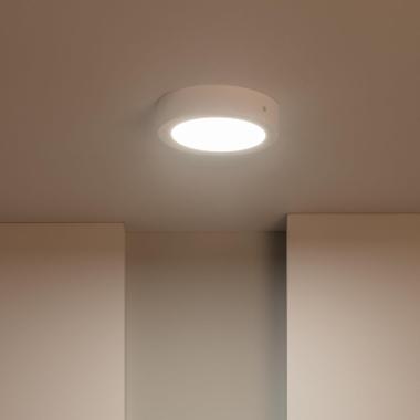 Image of 12W Round Daylight 5000K LED Flush Ceiling Light D170 mm