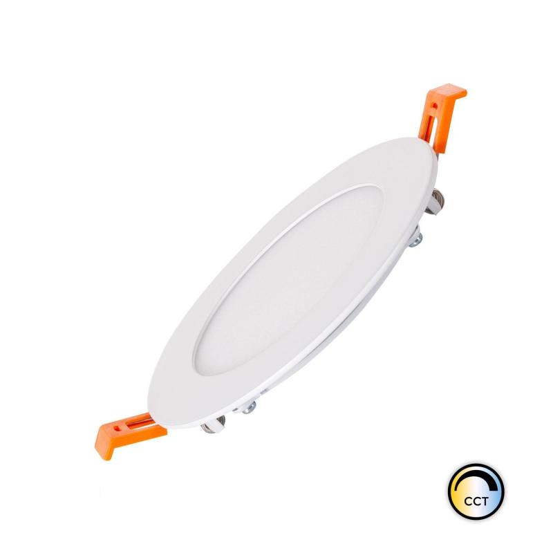 Image of 6W Round LED Ceiling Panel CCT Selectable Switch Ø155 mm Cut-Out Dimming Compatible with RF Controller V2