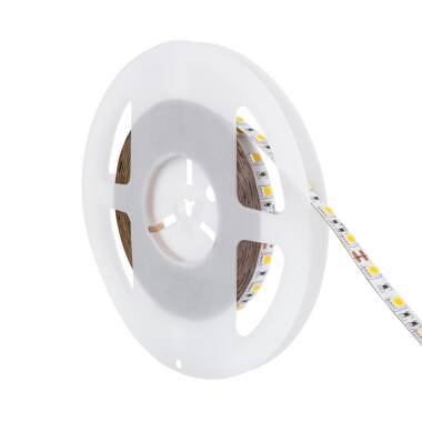 Image of 5m Daylight 24V DC LED Strip 60LED/m 10mm Wide Cut at every 10cm