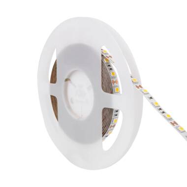 Image of 5m Cool White 12V DC LED Strip 60LED/m 10mm Wide Cut at every 5cm