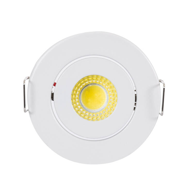 Image of Round 1W COB LED Adjustable Downlight Cutout 45mm