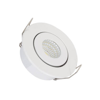 Round 1W COB LED Adjustable Downlight Cutout 45mm
