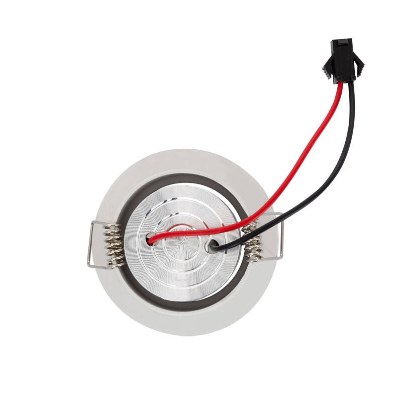 Image of Round 1W COB LED Adjustable Downlight Cutout 45mm