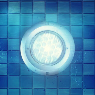 Image of Submersible 12V AC PAR56 RGB 35W LED Pool Bulb IP68 Glass with Remote Control