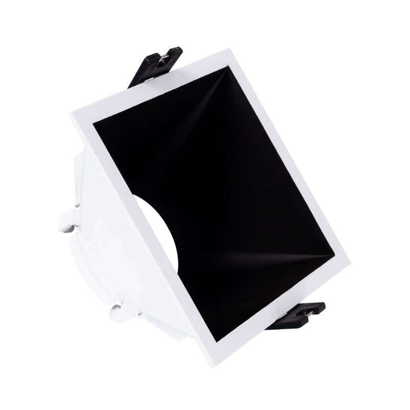 Image of 45º Square Downlight Bezel Low UGR Cutout 85x85mm for a GU10/GU5.3 LED Bulb