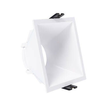 Square Downlight Bezel Low UGR Cutout 85x85mm for a GU10 LED Bulb