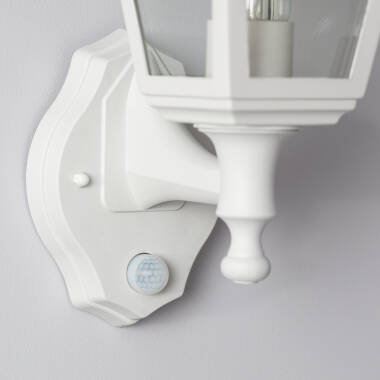 Image of Edit Coastal Sennen Outdoor Lantern Wall Light with PIR Sensor