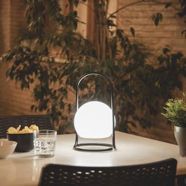 Image of Edit Mkono Sphere USB Rechargeable LED Outdoor Table Lamp