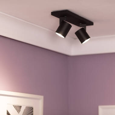 Image of Edit Gylu 2 Light Wall Spotlight Plate