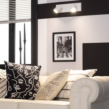 Image of Edit Gylu 2 Light Wall Spotlight Plate