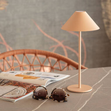 Image of Edit Tiber USB Rechargeable LED Outdoor Table Lamp