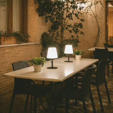 Image of Edit Epinay USB Rechargeable LED Outdoor Table Lamp