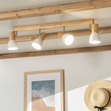 Image of Edit Tautau 4 Light Ceiling Spotlight Bar