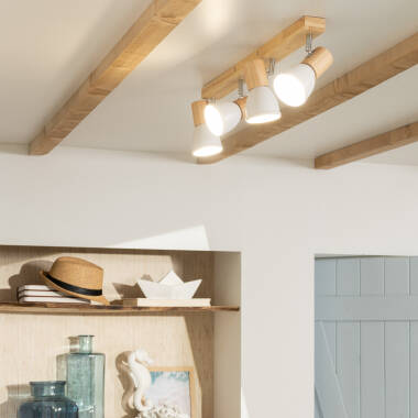 Image of Edit Tautau 4 Light Ceiling Spotlight Bar