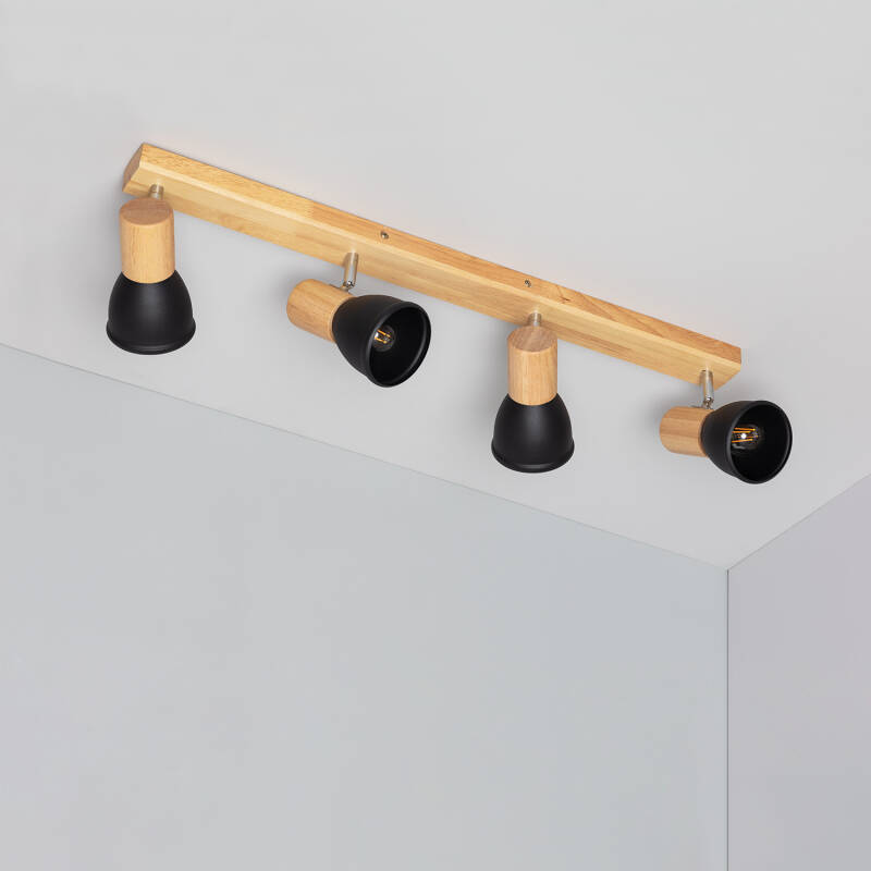 Image of Edit Tautau 4 Light Ceiling Spotlight Bar
