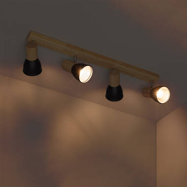 Image of Edit Tautau 4 Light Ceiling Spotlight Bar